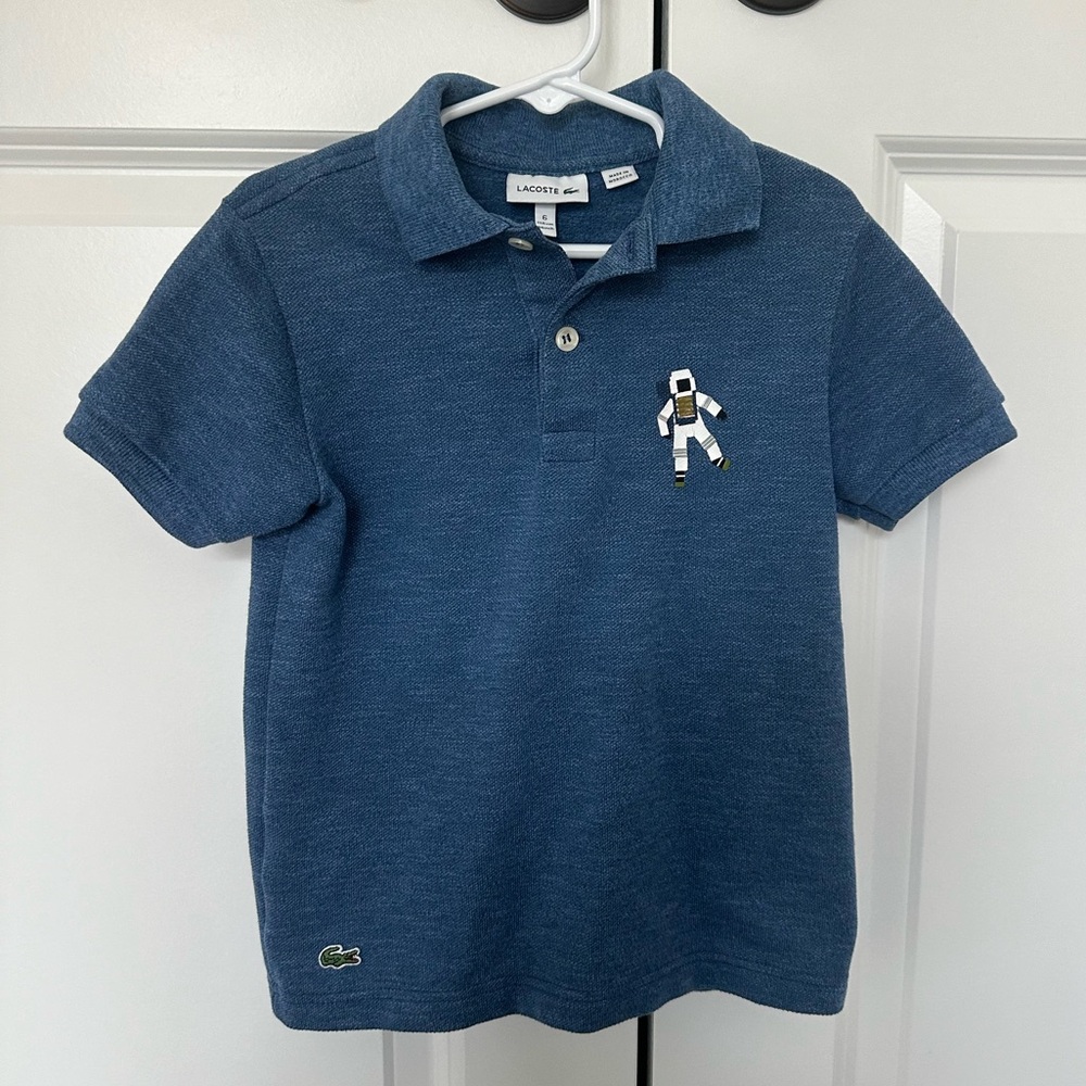Lacoste boy polo size 6